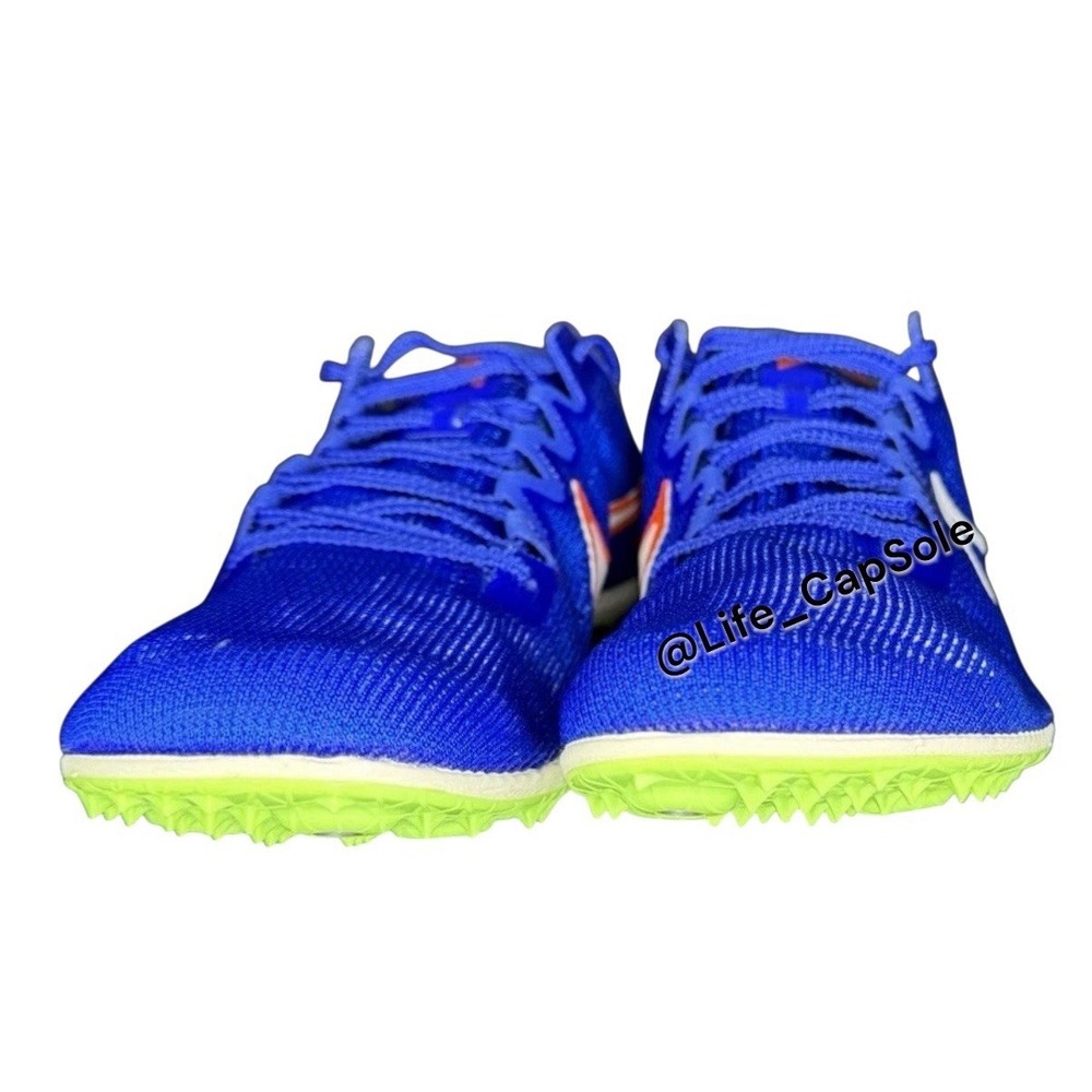 Men's 10 Nike Zoom Mamba 6 Track & Field Racer Blue Spikes DR2733-400 New - Picture 7 of 12